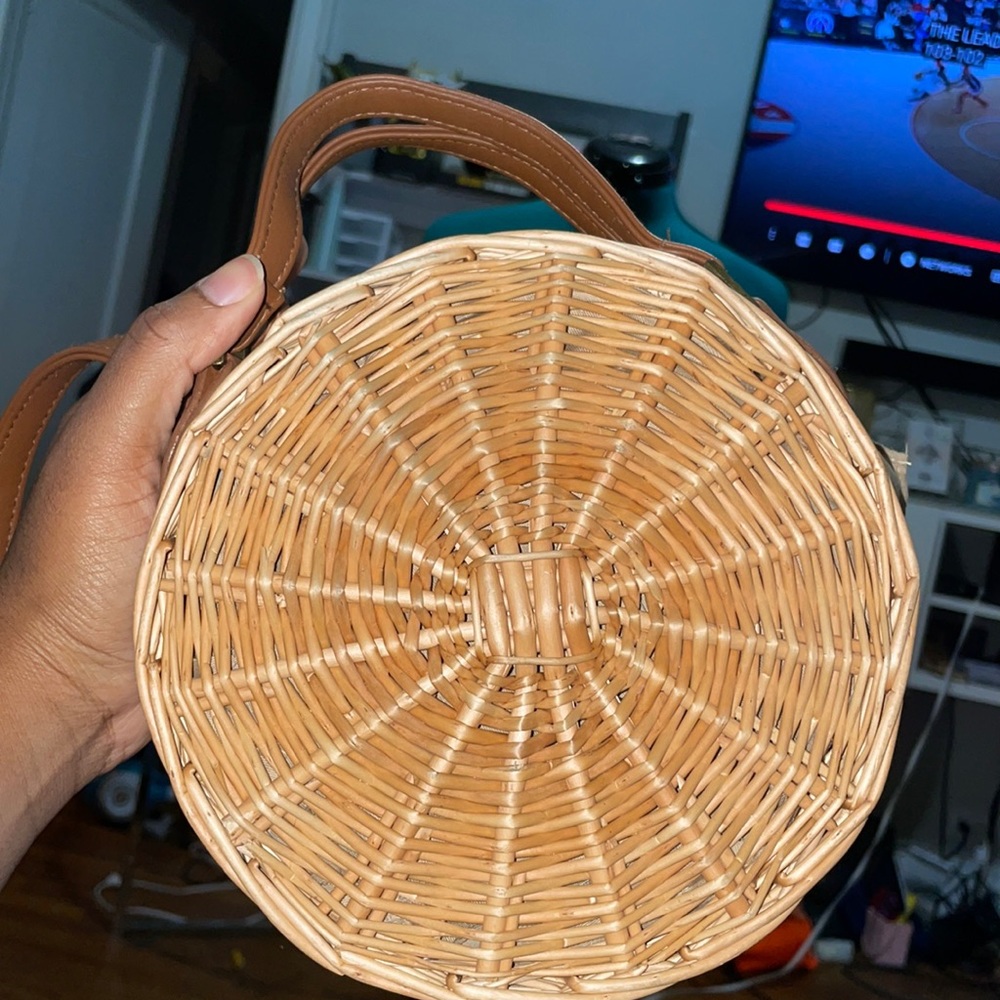 Circle straw Bag